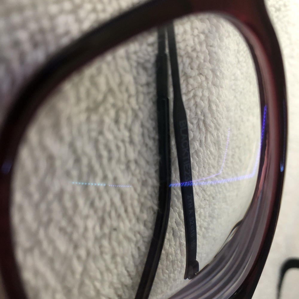 Dior Eyeglasses BLACKTIE 232 clear maroon Authentic 52mm - Picture 3 of 6